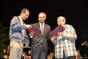 Paco Arnau con Enric Murillo y Paco Muñoz