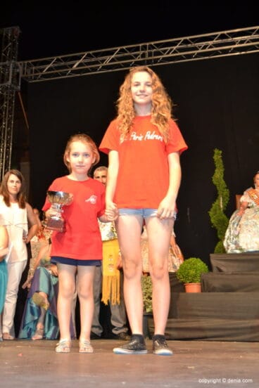 Premios de las cucañas en el Día del Fallero