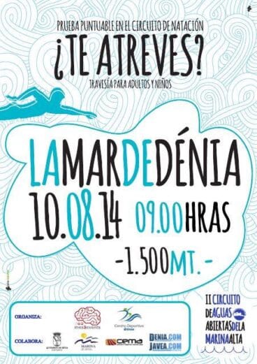 Cartel anunciador de la II Travesía La Mar Dénia