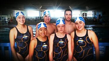 Club Natació Dénia en el control de Petrer