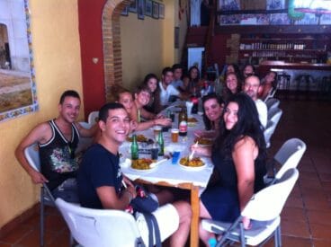 Comida en el casal del Oeste