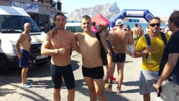 David Ribes y Ramón Grimalt en la Travesía de Benissa