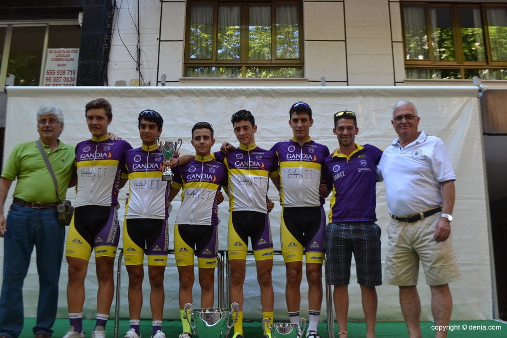Equipo Gandía-Jorge Canet vencedor por equipos