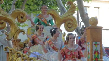 Fallera Mayor de Dénia, carrozas 2014