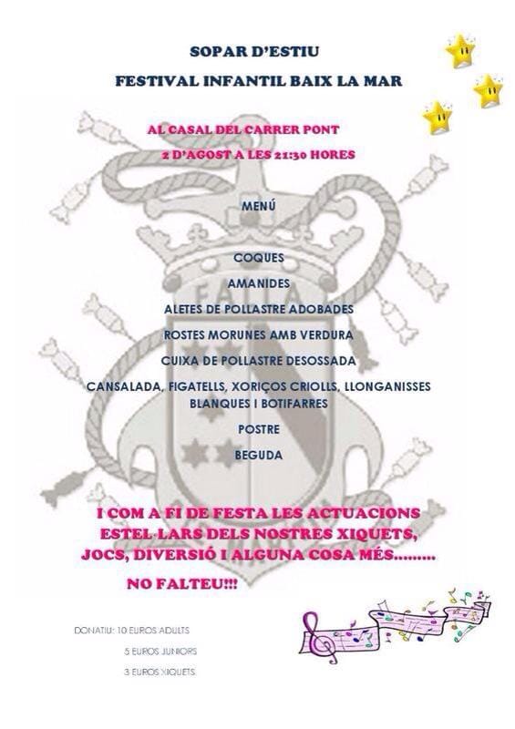 Festival Infantil de Baix la Mar