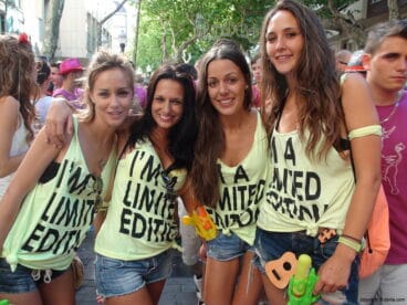 Peña de amigas, fiestas de Dénia.