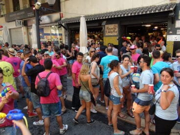 Ambiente durante el primer sábado de Fiestas