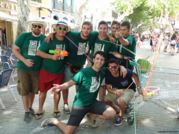 Tradicional primer sábado de fiestas de Dénia