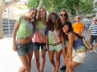Grupo de amigas, Fiestas de Dénia