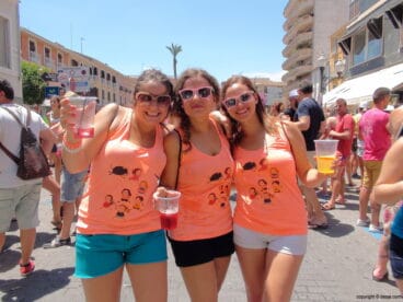 Las peñas en Fiestas de Dénia