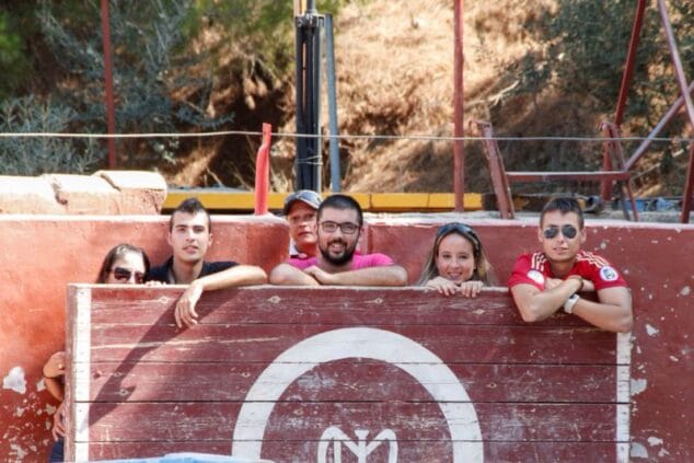 La Fallera Mayor de Dénia en el burladero