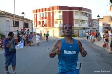 Moisés Blesa en la llegada