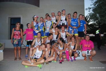 Podium Equipos Acuatlón Els Poblets