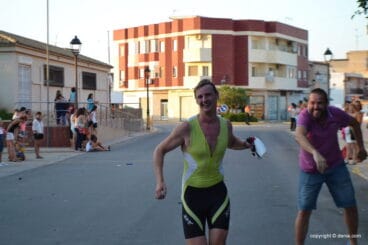 Víctor Bahamonde llegando a meta