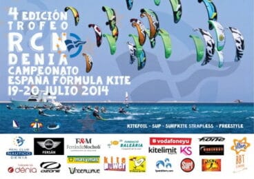 Cartel Kitesurf Campeonato en Dénia
