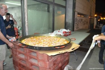 Llandeta en la Cena de Asociaciones de Dénia