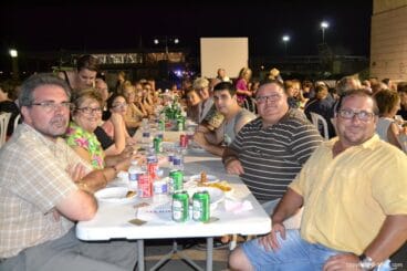 Mayorales de Sant Roc en la cena de asociaciones