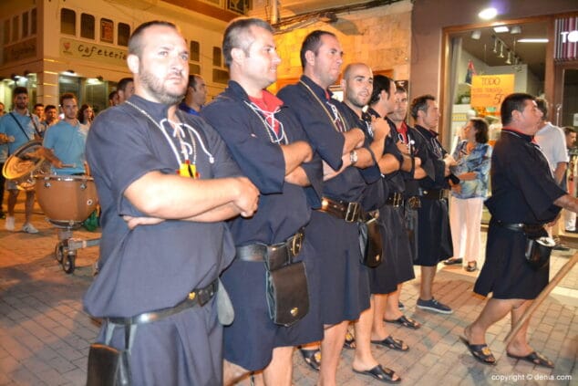 28 Retreta final Moros y Cristianos Dénia 2014 Filà Deniers