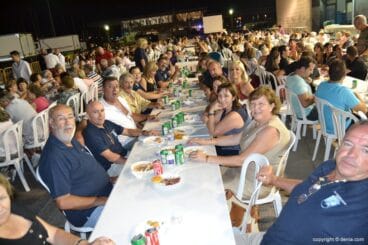 Mayorales de Sant Roc en la cena de Asociaciones