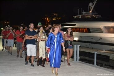 Recepción Mora – Llegada a la estación marítima