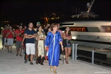 Recepción Mora – Llegada a la estación marítima