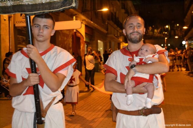 38 Retreta final Moros y Cristianos Dénia 2014 Filà Templaris