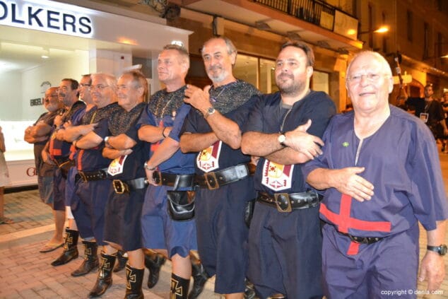 42 Retreta final Moros y Cristianos Dénia 2014 Filà Cavallers