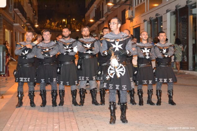 48 Retreta final Moros y Cristianos Dénia 2014 Filà Hospitalaris