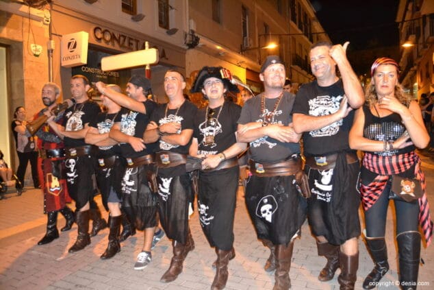 56 Retreta final Moros y Cristianos Dénia 2014 Filà Marins Corsaris