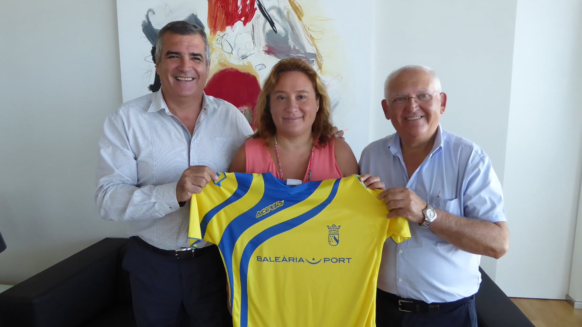 Adolfo Utor con Gema Estrela y Toni Martí