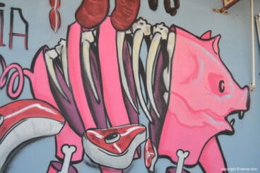 Carnicería Els Quitos – detalle de la fachada