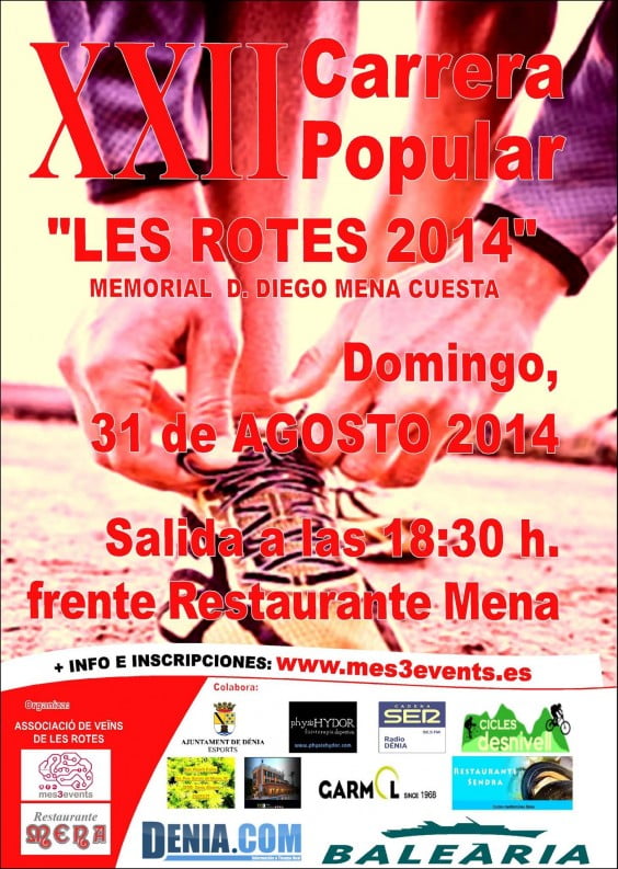 Cartel Carrera Les Rotes 2014