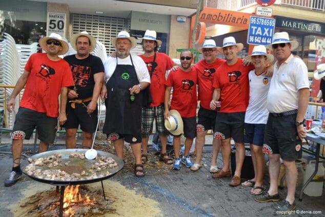 Concurso de paellas de Sant Roc Filà Templaris