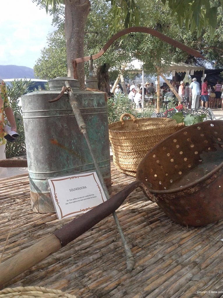 Escaldà de la Pansa 2014, utensilios tradicionales