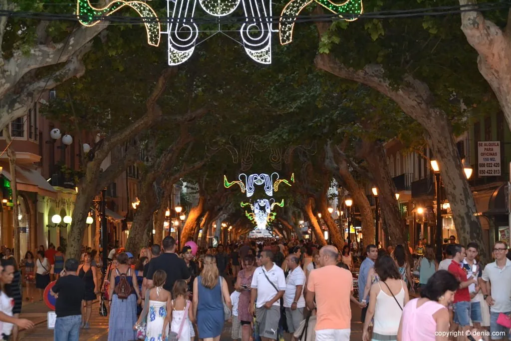 Noche Abierta en Dénia - Calle Campos