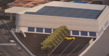 Proyecto de una zona comercial en Dénia