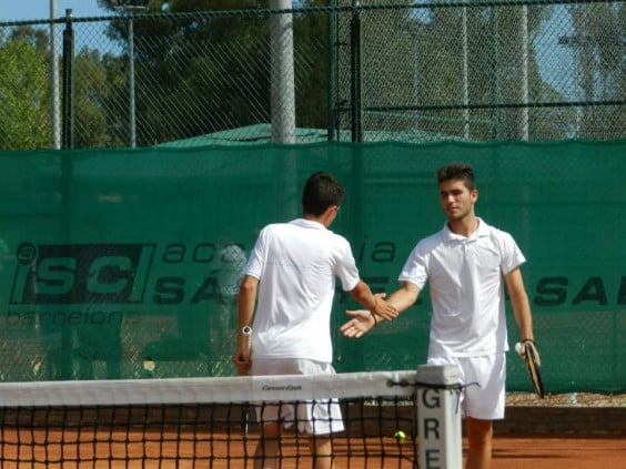 Sergio Pérez y Marcos Sanz en la final de dobles