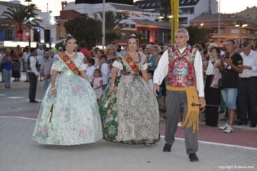 Presentación Falleras Mayores Dénia 2015 – Llegada de las cortes de honor