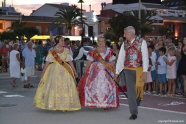 Presentación Falleras Mayores Dénia 2015 – Llegada de las cortes de honor