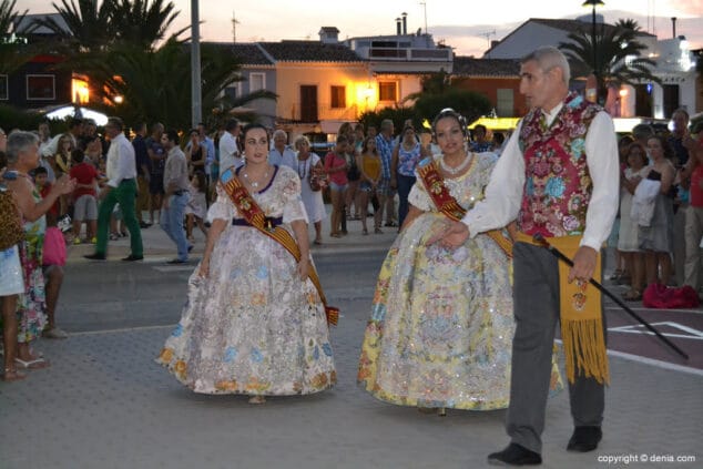 09 Presentación Falleras Mayores Dénia 2015 Llegada de las cortes de honor
