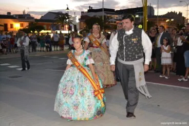 Presentación Falleras Mayores Dénia 2015 – Llegada de Carla y Candela