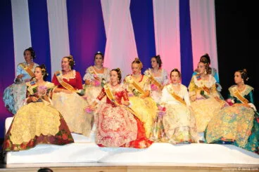 Presentación Port Rotes 2015 – Corte de honor de Marina Margalejo