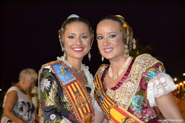 19 Presentación Falleras Mayores Dénia 2015 Carmen sancho y Carla Petrie