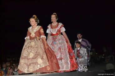 Presentación Falleras Mayores Dénia 2015 – Pleitesía Falla Baix la Mar