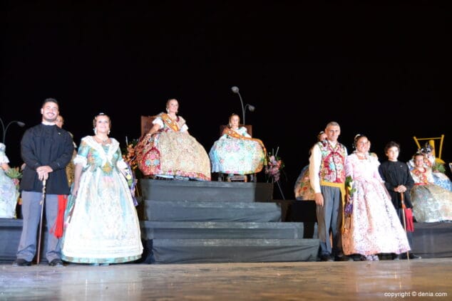 45 Presentación Falleras Mayores Dénia 2015 Pleitesía Falla Centro