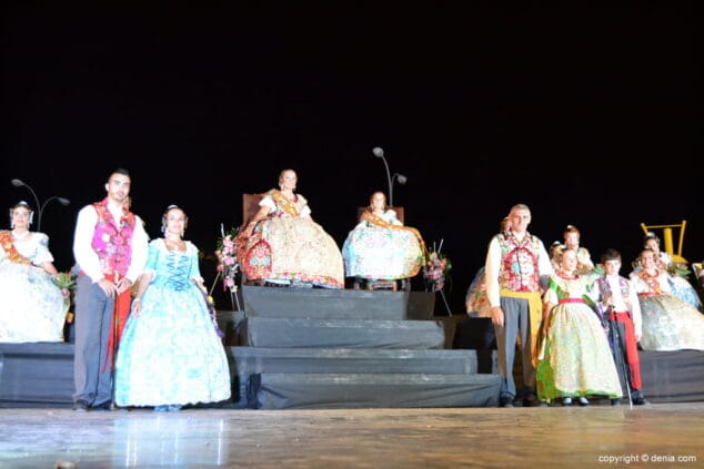 47 Presentación Falleras Mayores Dénia 2015 Pleitesía Falla Camp Roig