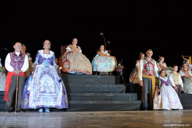 49 Presentación Falleras Mayores Dénia 2015 Pleitesía Falla Les Roques