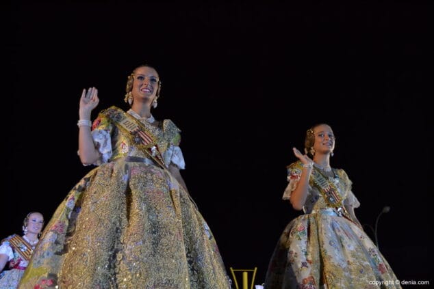 52 Presentación Falleras Mayores Dénia 2015 Pleitesía Falleras Mayores de Xàtiva