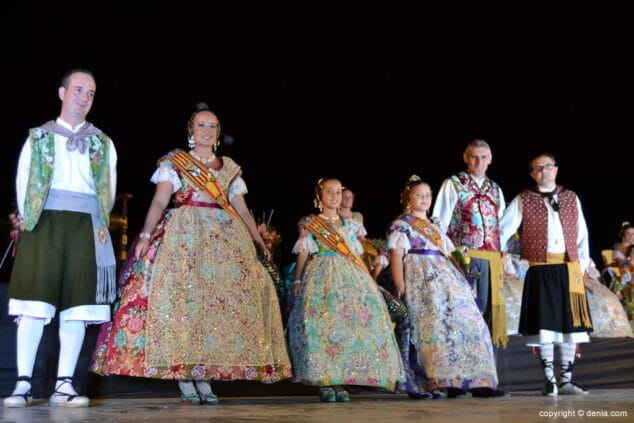 54 Presentación Falleras Mayores Dénia 2015 Pleitesía Fallera Mayor Infantil Carcaixent