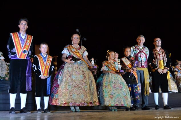 57 Presentación Falleras Mayores Dénia 2015 Pleitesía Federación Peñas fiesta vendimia Jumilla